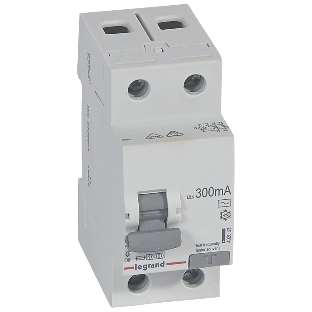 RX3 ВДТ 300мА 40А 2П АС Legrand