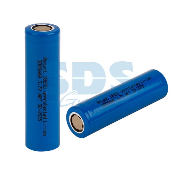 Аккумулятор Li-ion 18650 3.7V 20A 3000 mAH 10 шт. REXANT Аккумулятор Li-ion 18650 3.7V 20A 3000 mAH 10 шт. REXANT